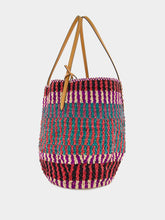 Valentino Garavani VLogo Signature Raffia Shopping Bag