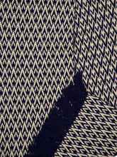 Valentino Garavani Navy Toute la V Wool Scarf