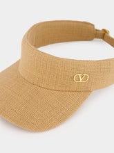 Valentino Garavani Beige Cotton Visor Hat