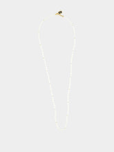 Ovalette Necklace in Metal Pearls and Enamel