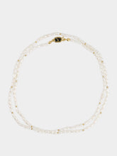 Valentino Garavani Cream Ovalette Pearl Necklace