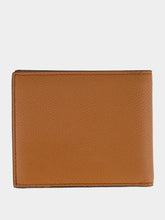Valentino Garavani Saddle Brown VLogo Signature Grainy Calfskin Wallet