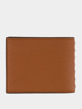 Valentino Garavani Saddle Brown Rockstud Wallet