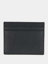 Valentino Garavani Black Rockstud Grainy Cardholder