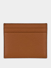Valentino Garavani Saddle Brown Rockstud Grainy Cardholder