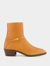 Valentino Garavani Roasted Pecan Pat Ankle Boots