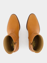 Valentino Garavani Roasted Pecan Pat Ankle Boots