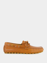 Valentino Garavani Driver Fastaway Loafer in Tobacco Buffalo Leather