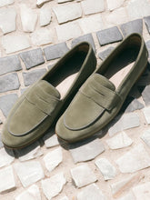 Frescobol Carioca Palm Green Leme Suede Loafers