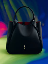 Christian Louboutin Black Bettina Mini Grained Leather Tote Bag