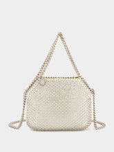 Stella McCartney Oyster Crystal Mesh Mini Falabella Tote Bag