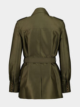Zimmermann Dark Olive Rebellion Utility Wool Jacket