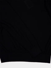 Piacenza 1733 Black Virgin Wool High-Neck Jumper