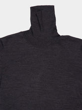 Piacenza 1733 Grey Virgin Wool High-Neck Jumper