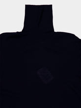 Piacenza 1733 Navy Virgin Wool High-Neck Jumper