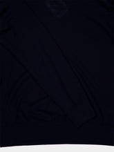 Piacenza 1733 Navy Virgin Wool High-Neck Jumper