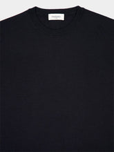 Piacenza 1733 Black Lightweight merino wool crewneck