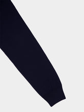 Piacenza 1733 Navy Lightweight Merino Wool Crewneck