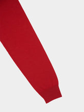 Piacenza 1733 Red Crewneck Cashmere Sweater