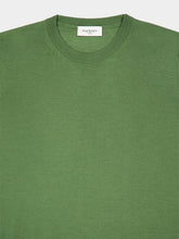 Piacenza 1733 Green Crewneck Cashmere Sweater