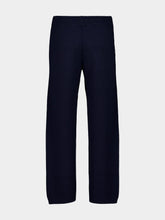 Piacenza 1733 Navy Wool Straight Trousers