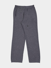 Piacenza 1733 Dark Grey Wool Straight Trousers
