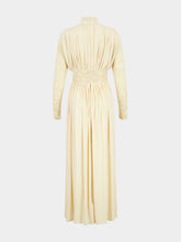 Zimmermann Cream Rebellion Draped Maxi Dress
