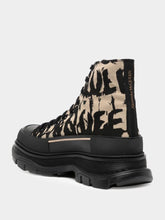 Alexander McQueen Cotton tread boots