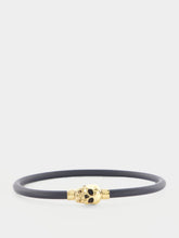 Alexander McQueen Gold Skull Cord Bracelet