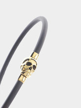Alexander McQueen Gold Skull Cord Bracelet