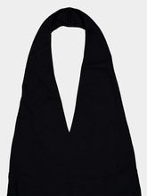 Saint Laurent Black Halterneck Open-Back Jumpsuit