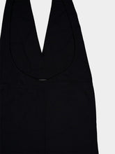 Saint Laurent Black Halterneck Open-Back Jumpsuit