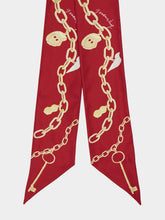 Givenchy Red Cherry Lucky Charms Silk Bandeau