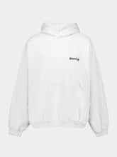 Balenciaga Large Fit Cotton Hooded Sweatshirt