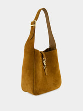 Saint Laurent Le 5 à 7 Handbag in Orange Caramel Cognac Suede Satin Calf