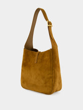 Saint Laurent Le 5 à 7 Handbag in Orange Caramel Cognac Suede Satin Calf