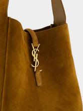 Saint Laurent Le 5 à 7 Handbag in Orange Caramel Cognac Suede Satin Calf