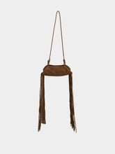 Altuzarra Chocolate Origami Fringe Mini Bag