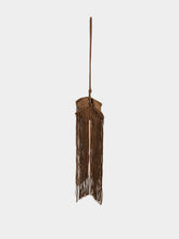 Altuzarra Chocolate Origami Fringe Mini Bag