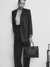 Saint Laurent Black Small Sac de Jour in Supple Grained Leather