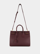 Saint Laurent Rouge Cabernet Sac de Jour in Supple Grained Leather