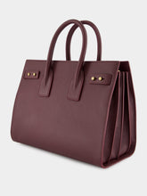 Saint Laurent Rouge Cabernet Sac de Jour in Supple Grained Leather