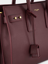 Saint Laurent Rouge Cabernet Sac de Jour in Supple Grained Leather