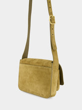Saint Laurent Niki Satchel in Barley Green Suede