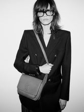 Black Niki Satchel in Leather