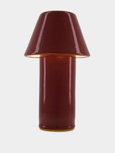 Calma Burgundy Ceramic Wireless Lamp
