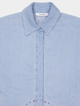 Zimmermann Daylight Denim Shirt in Ice Storm