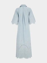 Zimmermann Daylight Ice Storm Denim Midi Dress