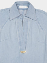 Zimmermann Daylight Ice Storm Denim Midi Dress