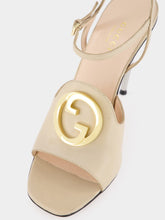 Gucci 110mm Logo-Plaque Leather Sandals